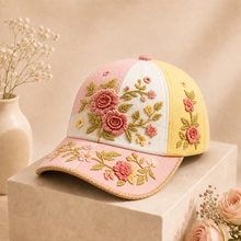 Carica l'immagine nel visualizzatore di Gallery, BlütenCharme – Elegante 3D-Blumen-Kappe