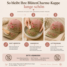 Carica l'immagine nel visualizzatore di Gallery, BlütenCharme – Elegante 3D-Blumen-Kappe