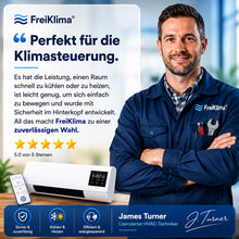 Lade das Bild in den Galerie-Viewer, FreiKlima Pro – Tragbare Klimaanlage & Heizung ohne Installation | 2-in-1 | Bis 51 m²