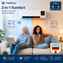 Lade das Bild in den Galerie-Viewer, Brezza Pro – Condizionatore Portatile & Riscaldatore senza Installazione | 2-in-1 | Fino a 51 m²