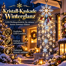 Lade das Bild in den Galerie-Viewer, Kristall-Kaskade Winterglanz - LED-Weihnachtslicht für deinen leeren Sommer-Haken