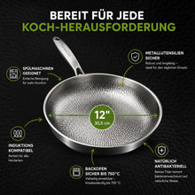 Lade das Bild in den Galerie-Viewer, TitanPur Pro – Beschichtungsfreie Titanpfanne ohne PFAS & PTFE | 30 cm