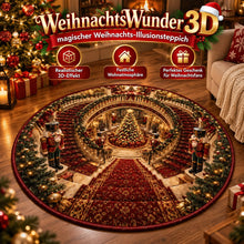 Carica l'immagine nel visualizzatore di Gallery, WeihnachtsWunder 3D – magischer Weihnachts-Illusionsteppich