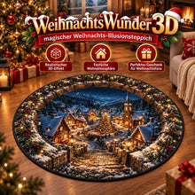 Carica l'immagine nel visualizzatore di Gallery, WeihnachtsWunder 3D – magischer Weihnachts-Illusionsteppich