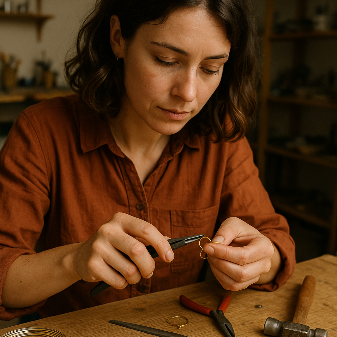 Vintage-Farbzauber Ring