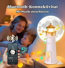 Lade das Bild in den Galerie-Viewer, Magische Leuchtturm‑Lampe mit Mond­licht-Projektion
