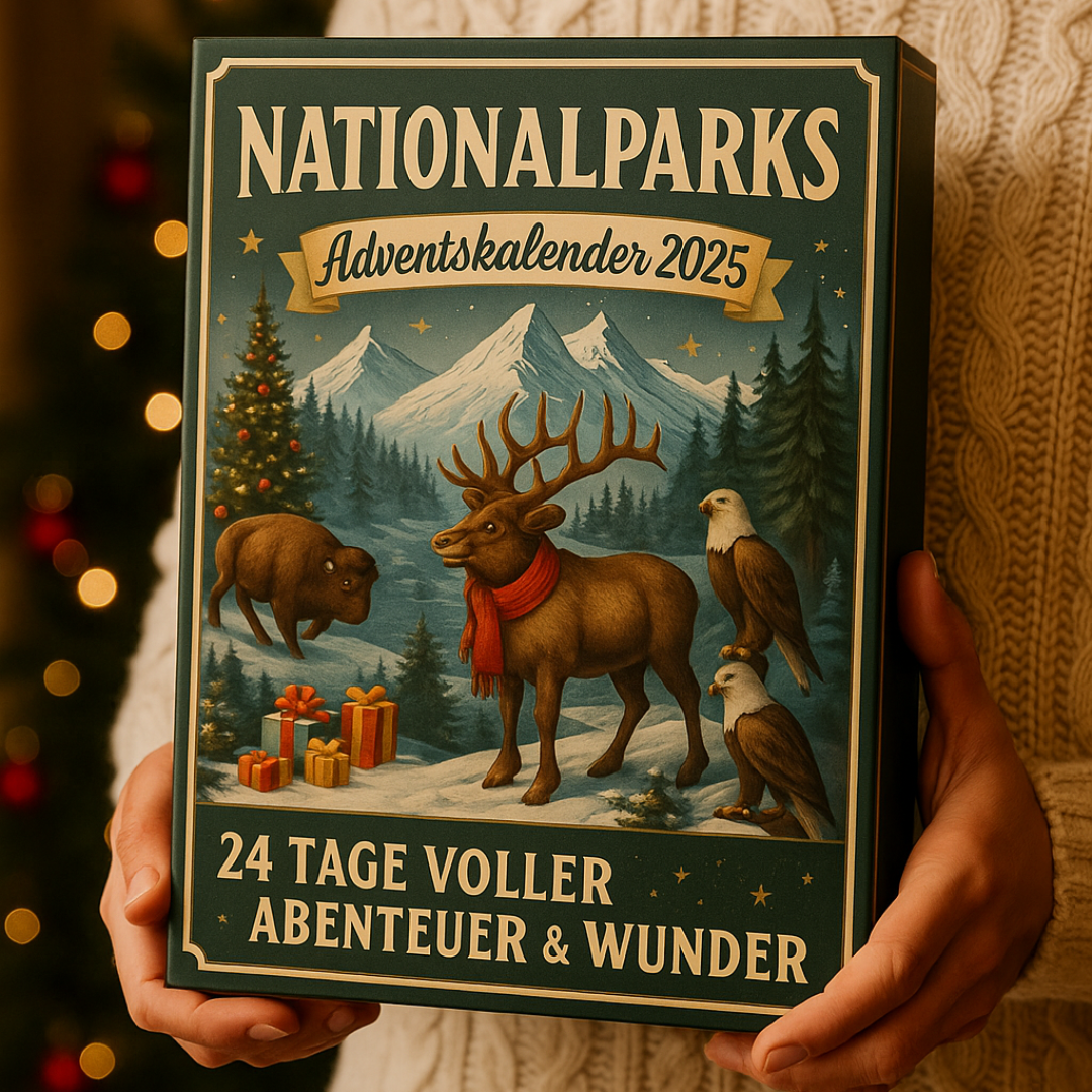 Nationalparks Adventskalender 2025 – 24 Miniatur‑Welten der Natur