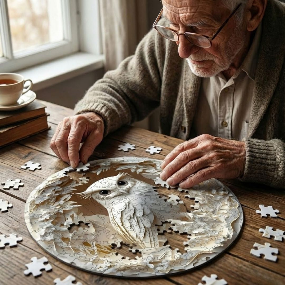 EulenGlück Puzzle - Puzzle für ruhige, kreative Stunden