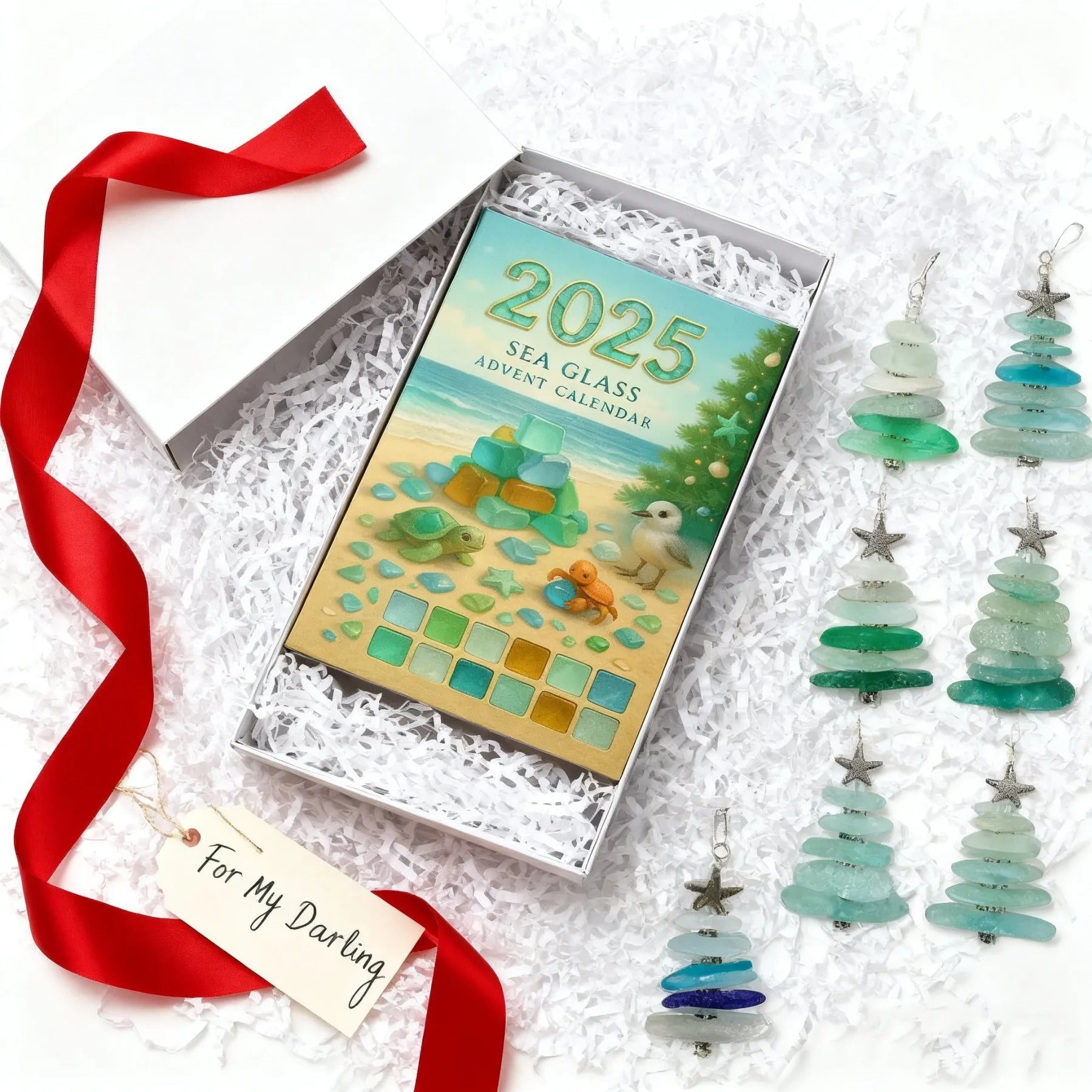 Magischer Meerglas-Adventskalender – Jeden Tag ein echtes Fundstück