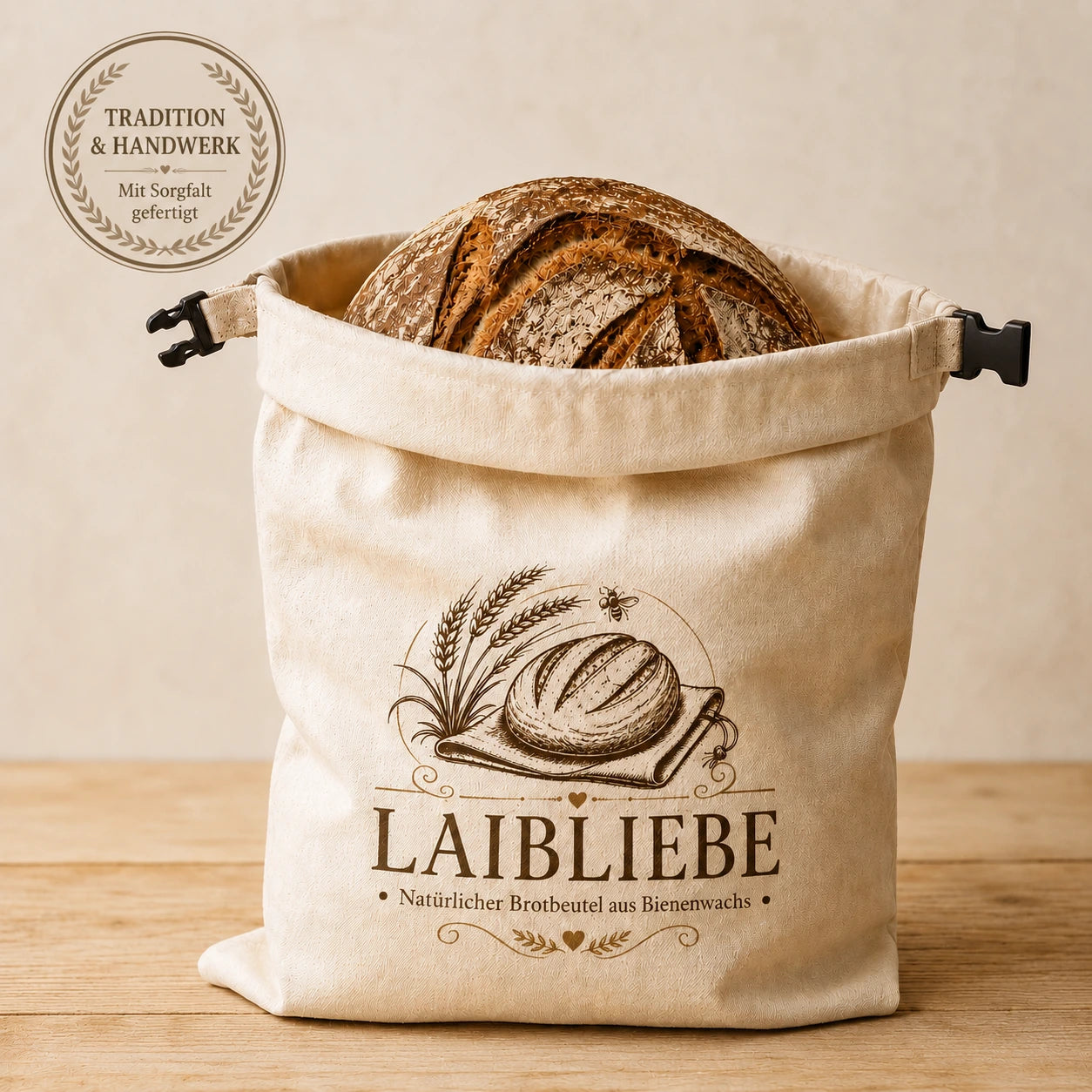 LaibLiebe – Brot länger frisch halten. Natürlich, handwerklich, mit echtem Bienenwachs