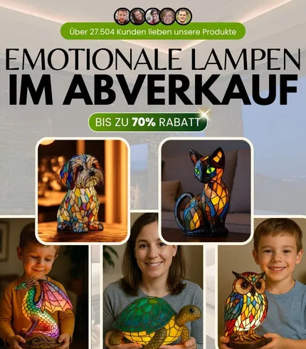 Emotionale Lampen im Abverkauf –