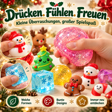 Carica l'immagine nel visualizzatore di Gallery, 24-Tage Squishy-Überraschung Adventskalender 2026 - Nachhaltiger Spielspaß
