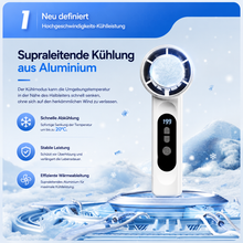 Lade das Bild in den Galerie-Viewer, EisLuft Pro™ - Persönlicher Ventilator mit aktiver Sofortkühlung — 199 Stufen, ein Knopfdruck, sofort spürbar kühler.
