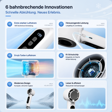 Lade das Bild in den Galerie-Viewer, EisLuft Pro™ - Persönlicher Ventilator mit aktiver Sofortkühlung — 199 Stufen, ein Knopfdruck, sofort spürbar kühler.
