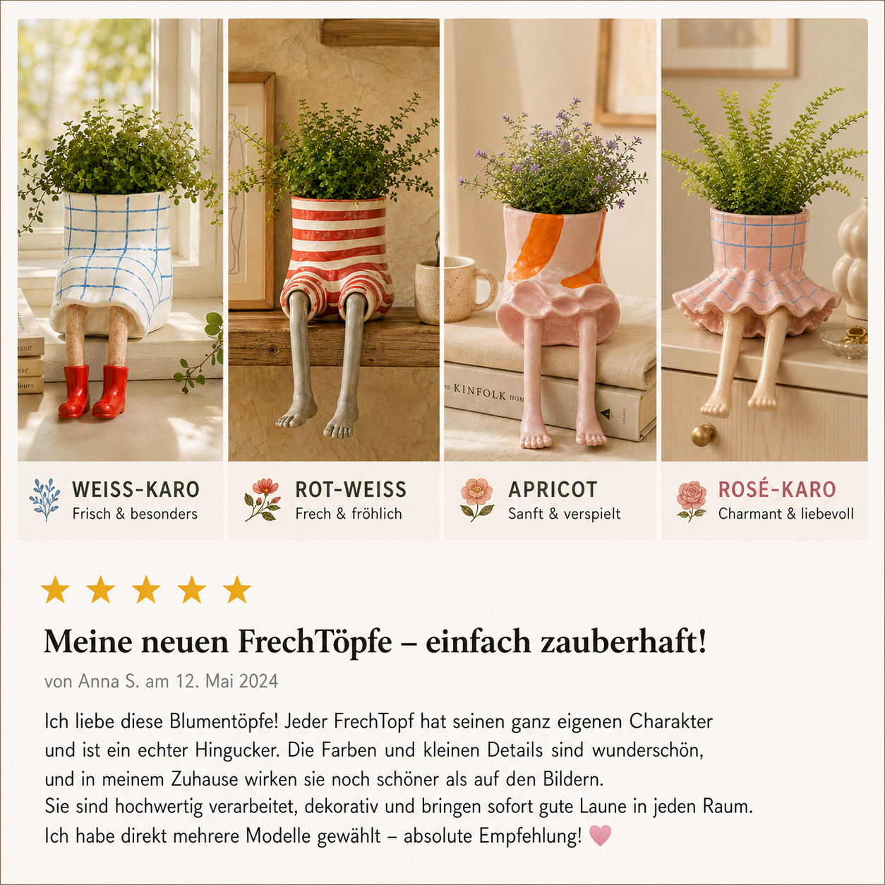 FrechTopf – der Pflanzentopf mit Persönlichkeit