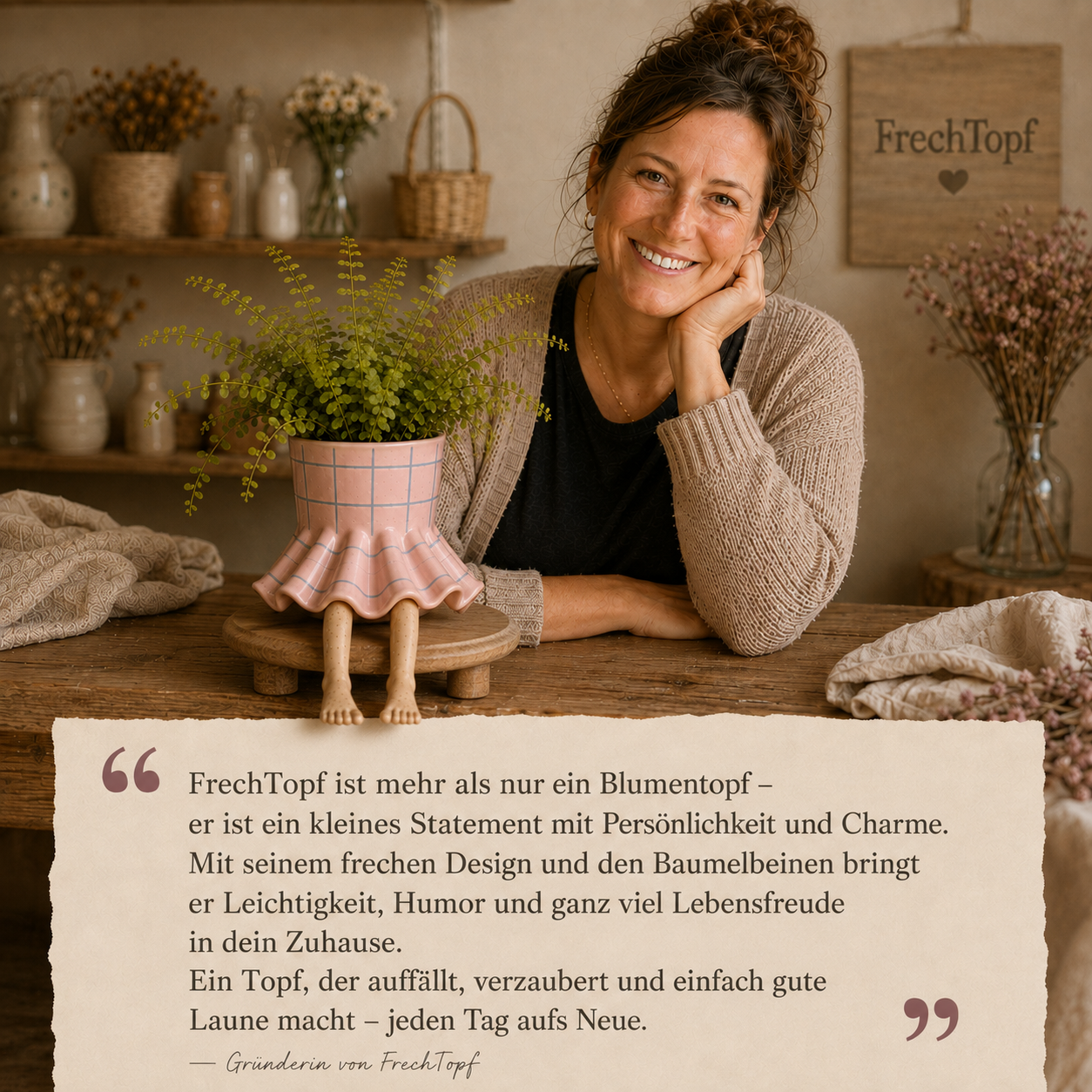 FrechTopf – der Pflanzentopf mit Persönlichkeit