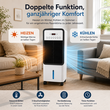 Carica l'immagine nel visualizzatore di Gallery, FreiKlima Max - Mobiler Allround-Klimatiseur – Kühlt im Sommer, Heizt im Winter | Ohne Installation
