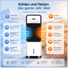 Carica l'immagine nel visualizzatore di Gallery, FreiKlima Max - Mobiler Allround-Klimatiseur – Kühlt im Sommer, Heizt im Winter | Ohne Installation
