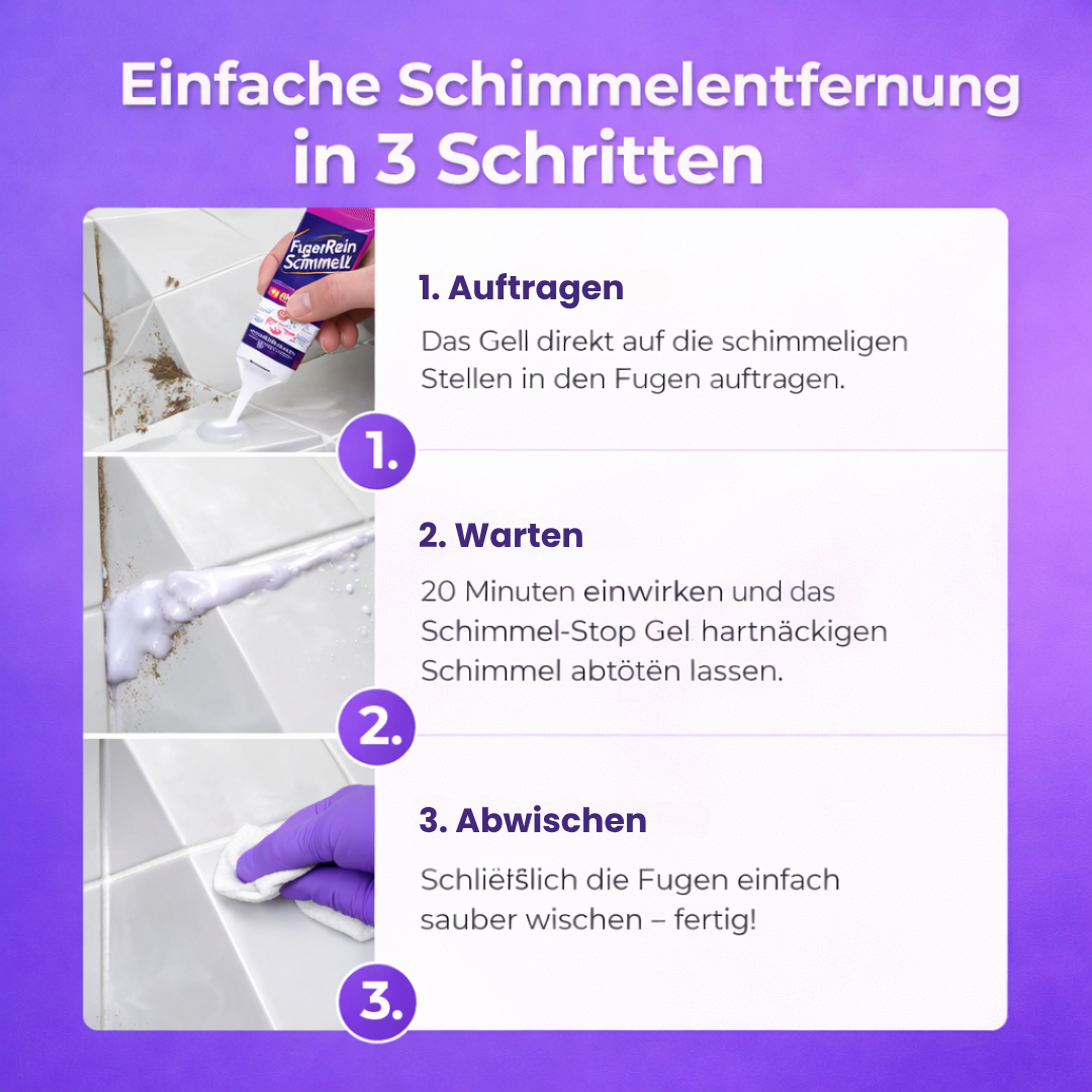 FugenRein Schimmel-Stop – für saubere, schimmelfreie Fugen im ganzen Zuhause