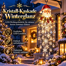 Carica l'immagine nel visualizzatore di Gallery, Kristall-Kaskade Winterglanz - LED-Weihnachtslicht für deinen leeren Sommer-Haken
