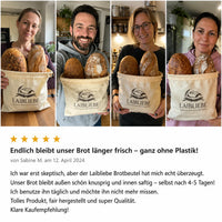 LaibLiebe – Natürlicher Brotbeutel aus Bienenwachs