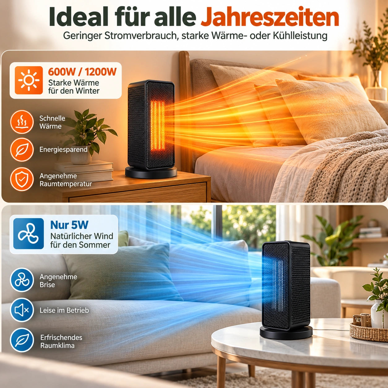 PowerHeat 360° – der energiesparende Power-PTC-Heizer für geringere Heizkosten