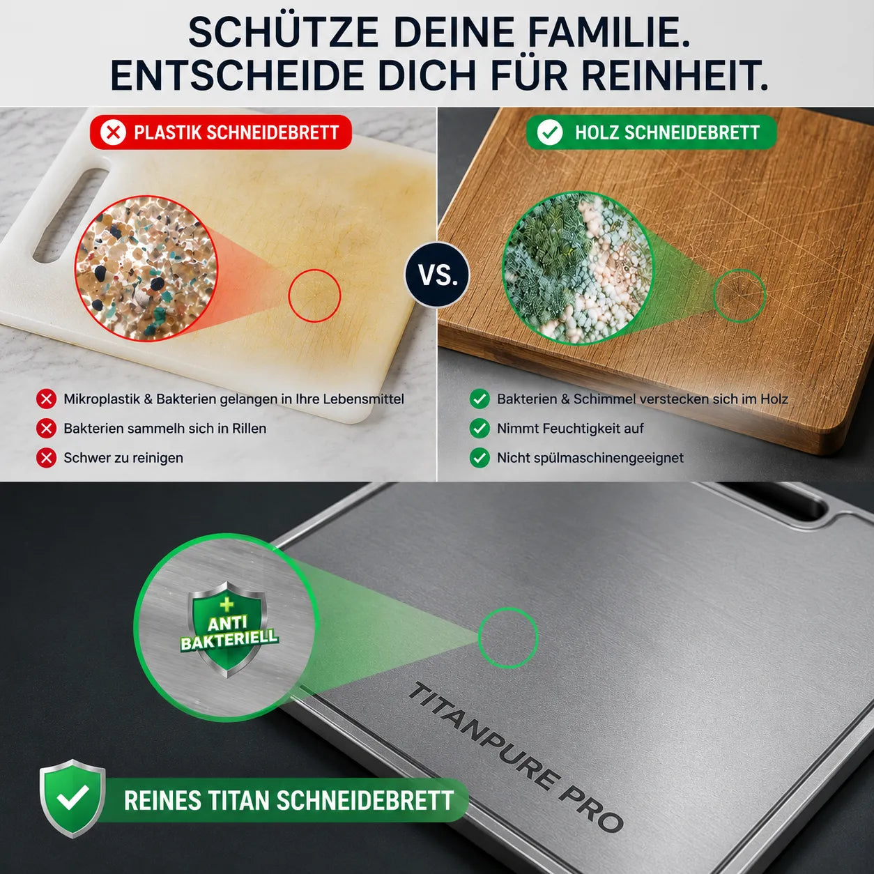 TitanPure Pro — Titan Schneidebrett