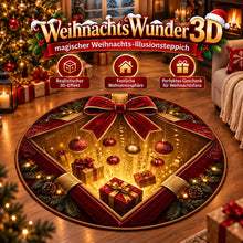 Carica l'immagine nel visualizzatore di Gallery, WeihnachtsWunder 3D – magischer Weihnachts-Illusionsteppich
