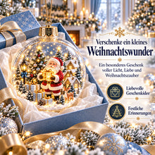 Lade das Bild in den Galerie-Viewer, WinterWunder – leuchtende 3D-Weihnachtskugel mit Miniaturwelt
