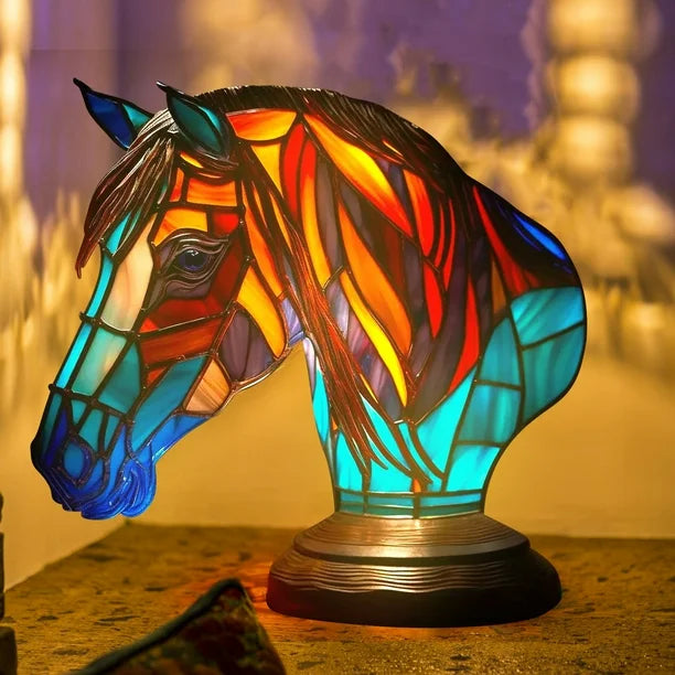LeuchtPferd - lampada fatta a mano che illumina i cuori