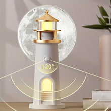 Lade das Bild in den Galerie-Viewer, Magische Leuchtturm‑Lampe mit Mond­licht-Projektion
