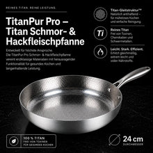 Lade das Bild in den Galerie-Viewer, TitanPur Pro Titan Schmor- &amp; Hackfleischpfanne
