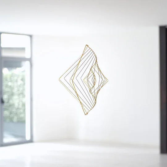 Handgemachte magische Welle - faszinierendes kinetisches Windspiel