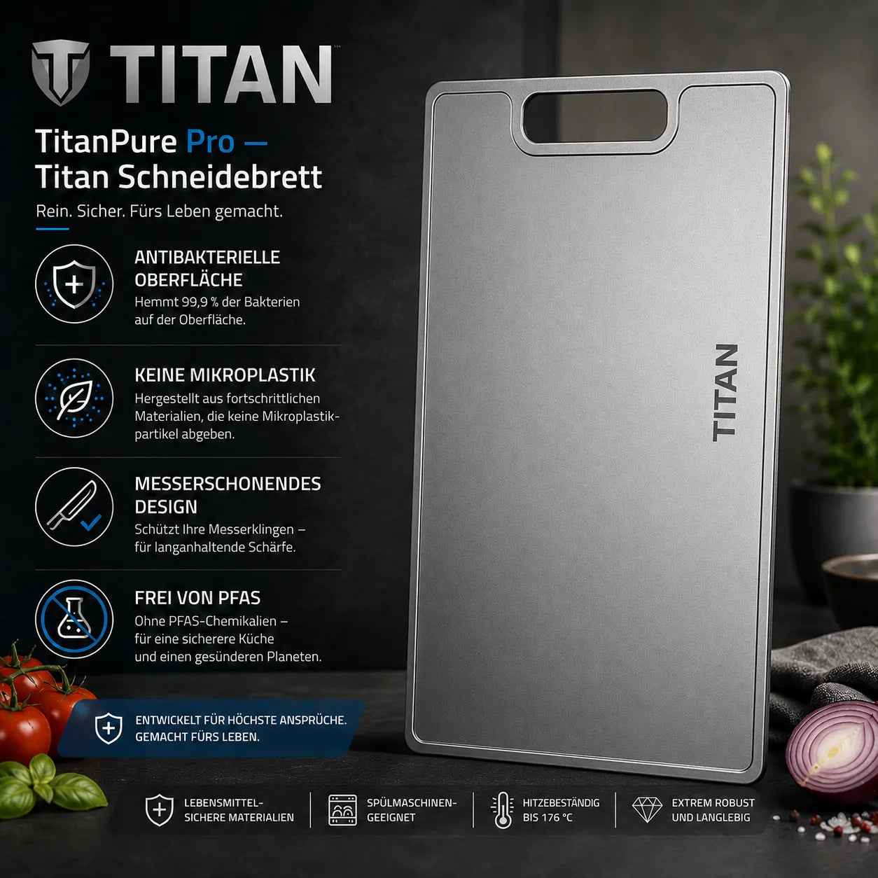 TitanPure Pro — Titan Schneidebrett