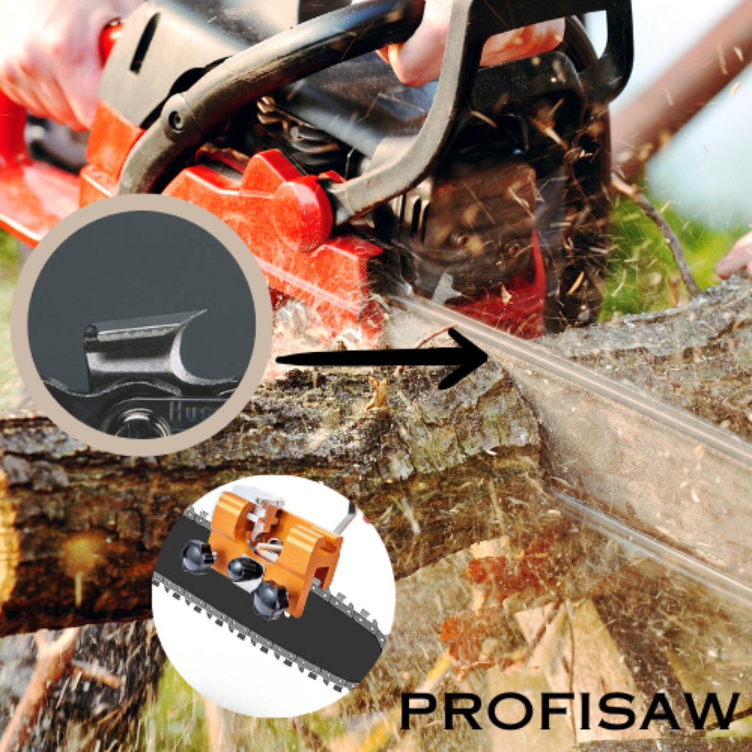 PROFISAW - Kettenschärfer für die Kettensäge inkl. GRATIS Set Schleifsteine