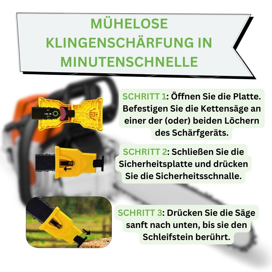 UltraSaw - Kettenschärfer für alle Kettensägen